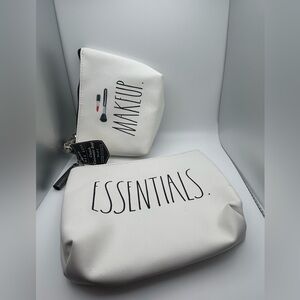 Rae Dunn 'ESSENTIALS' & 'MAKEUP' Cosmetic Pouch Set
(239)